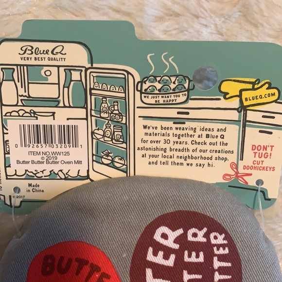 BNWT Blue Q Oven Mitt for Butter Lovers - Picture 6 of 6